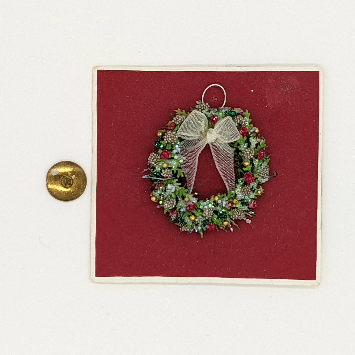 Handmade dollshouse miniature from The Itzy Bitzy Workshop